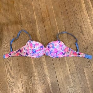 EUC 36D Victoria’s Secret Pink Confetti Bra!!!
